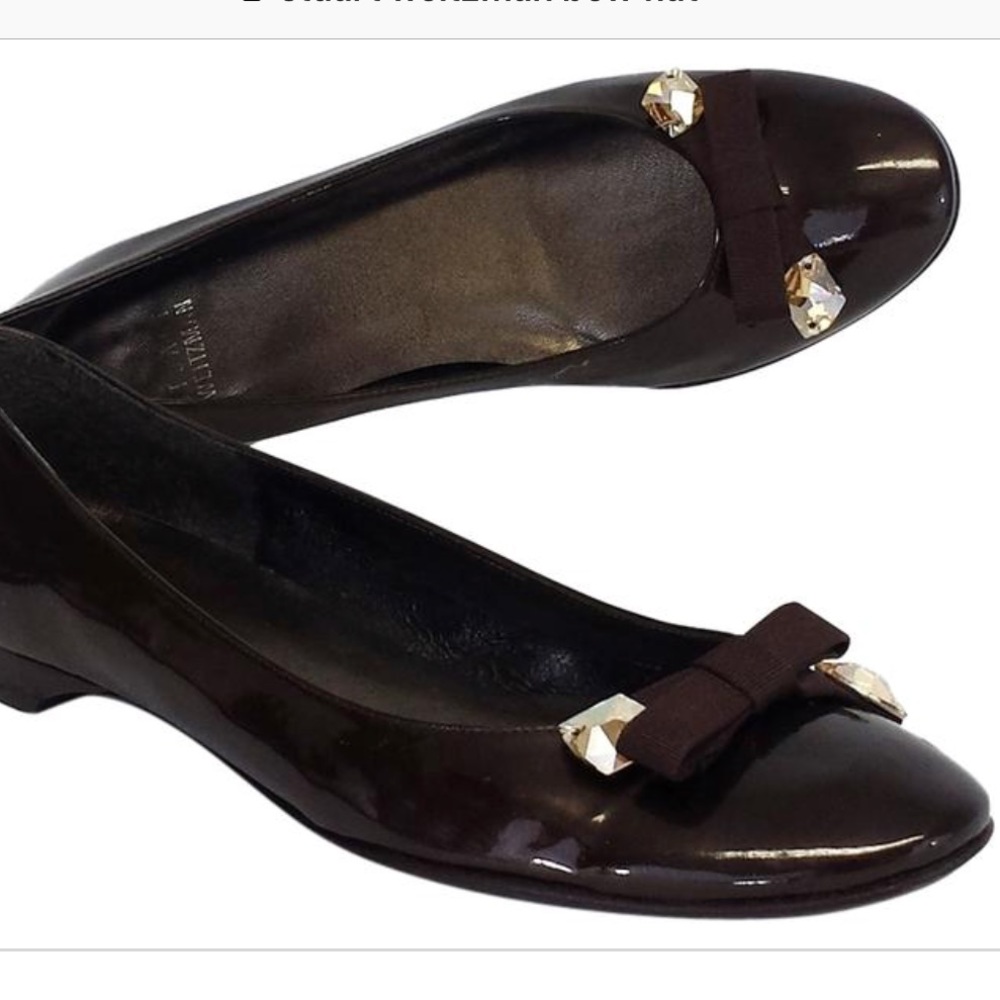 Black Weitzman black flats